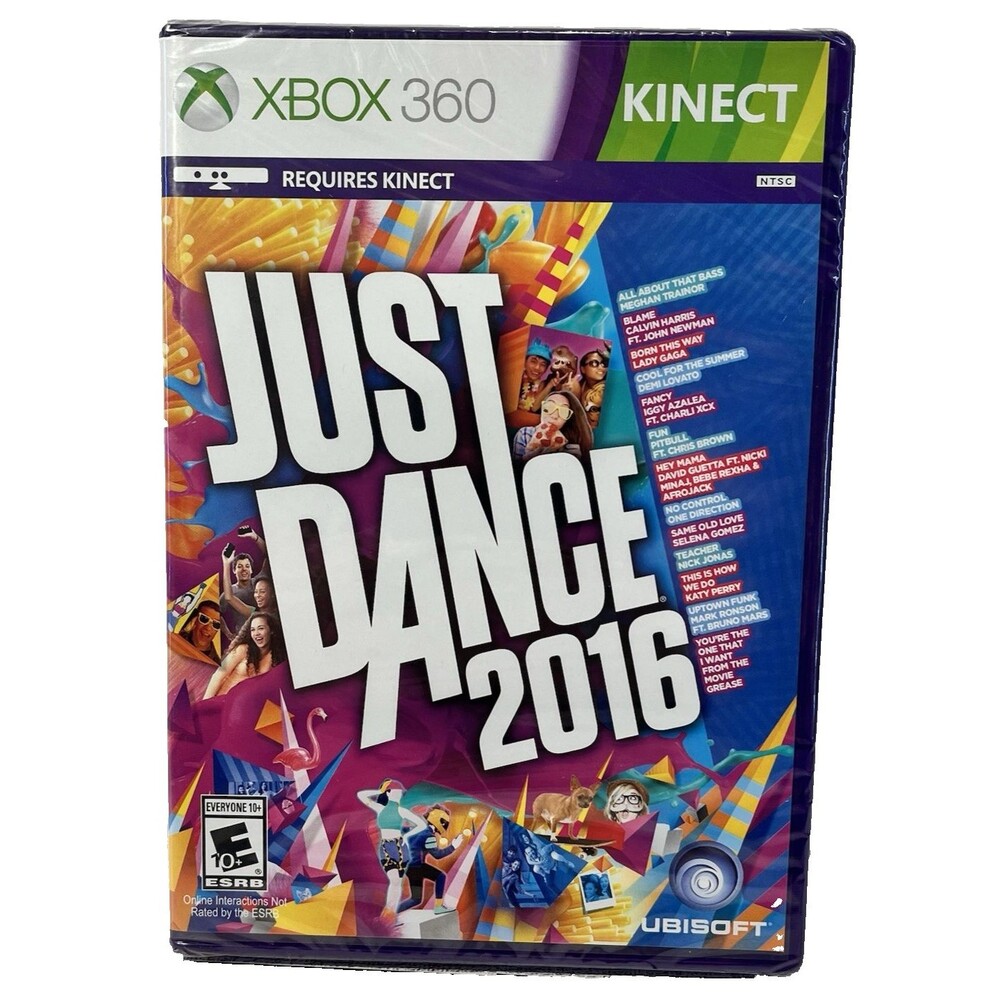 Ubisoft Just Dance 2016 Xbox 360 Kinect Music Dancing NEW FACTORY SEALED